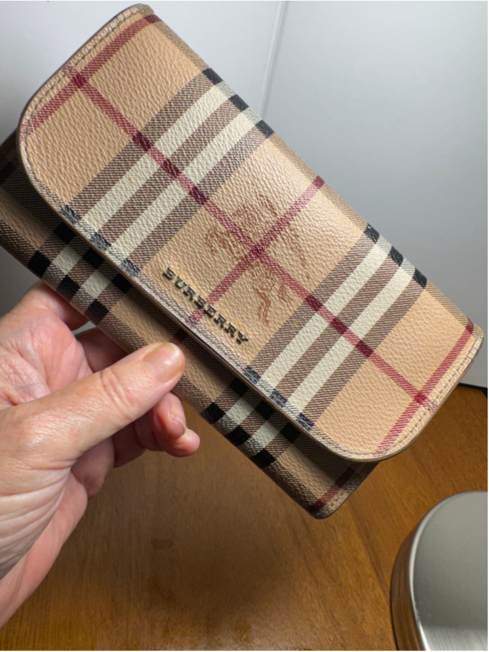 Burberry Nova Check Long Wallet
